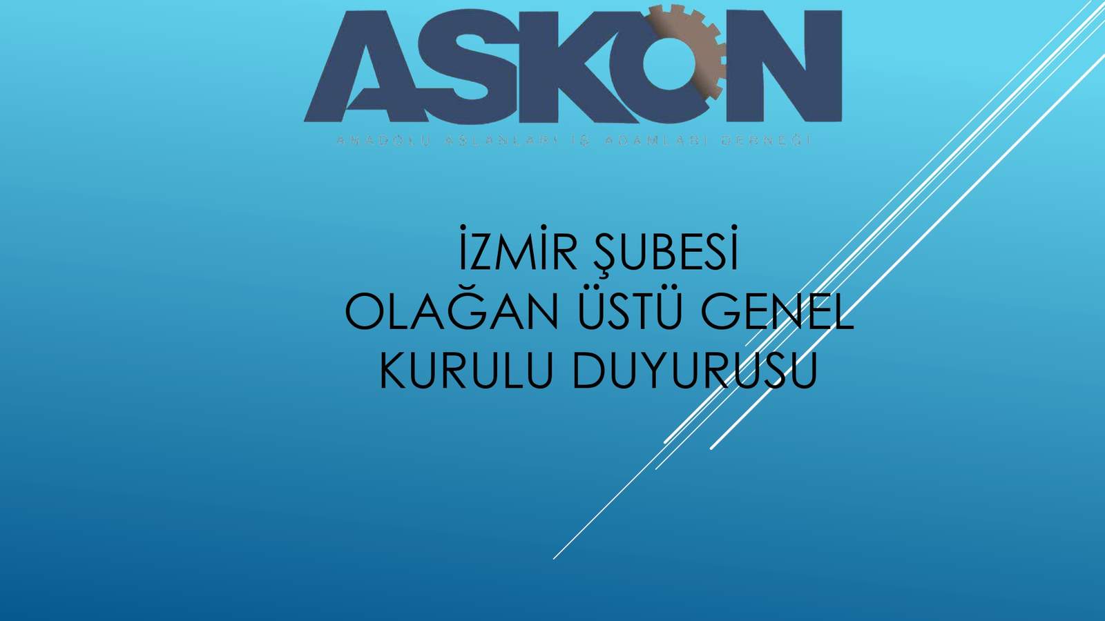 OLAĞANÜSTÜ GENEL KURUL TOPLANTI ÇAĞRISI